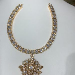 American Diamond Stone Atigai Necklace fgc01