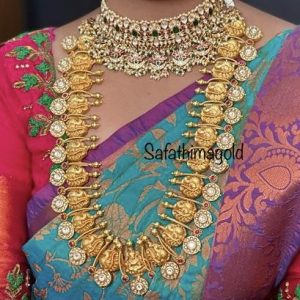 Jadau Haram with Necklace and Earings fgc2240